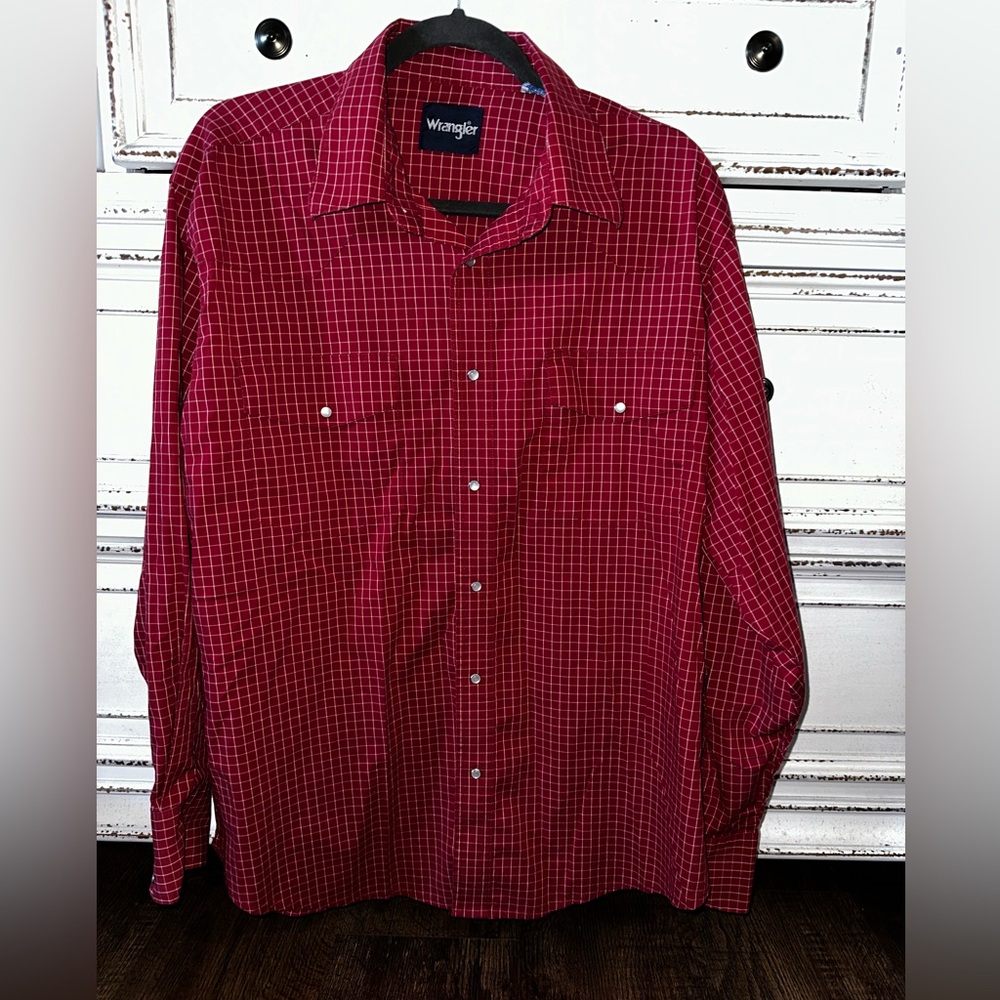 Wrangler Long Sleeve Pearl Snap
